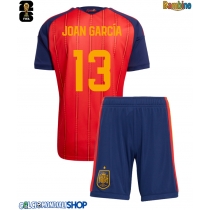Maglie da calcio Spagna Joan Garcia #13 Prima Maglia Bambino Mondiali 2026  Manica Corta + Pantaloni corti)